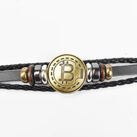 Handmade Bitcoin Bracelet- Men or Women