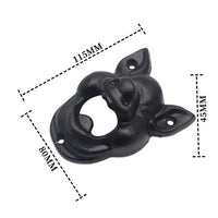 Bar gifts- Vintage Pig Head Cast Iron Wall Mounted Bottle Opener