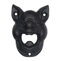 Bar gifts- Vintage Pig Head Cast Iron Wall Mounted Bottle Opener