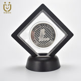 Crypto Coin in Display Case- Bitcoin, Ripple, Litecoin, Ethereum and Dash in various colors