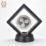 Crypto Coin in Display Case- Bitcoin, Ripple, Litecoin, Ethereum and Dash in various colors