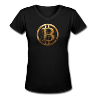 Women's V-Neck T-Shirt - black