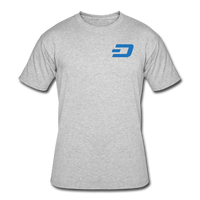 Bitcoin Shirts- "DASH SYMBOL" Men's tee - heather gray