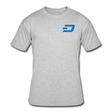 Bitcoin Shirts- "DASH SYMBOL" Men's tee - heather gray