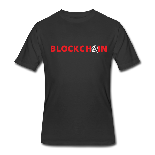 Bitcoin shirts"BLOCKCHAIN ANARCHY" Men’s tee - black