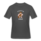 Bitcoin shirts- "CRYPTO CAVEMAN" Men's tee - charcoal