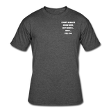 Beer shirts- "I DON'T ALWAYS DRINK BEER" - heather black