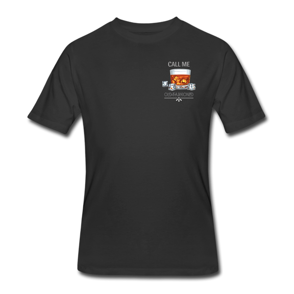 Beer shirts- "CALL ME OLD FASHIONED" Men's tee - black