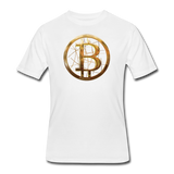 Bitcoin Shirts- "BITCOIN WIRE" Men's Tee - white