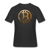 Bitcoin Shirts- "BITCOIN WIRE" Men's Tee - black