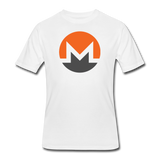 Bitcoin shirts- "MONERO SYMBOL" Men's tee - white