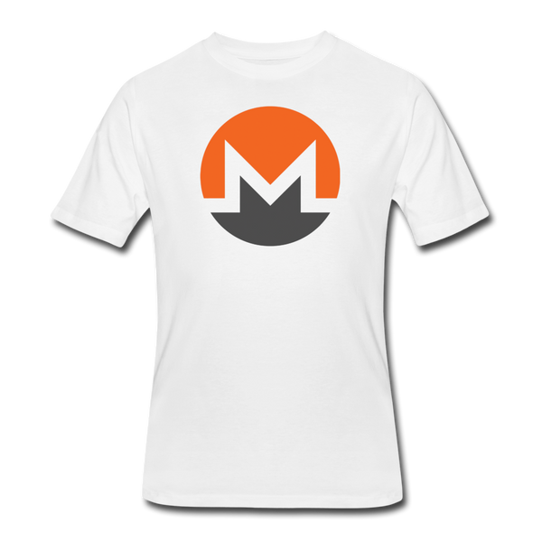 Bitcoin shirts- "MONERO SYMBOL" Men's tee - white
