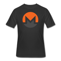 Bitcoin shirts- "MONERO SYMBOL" Men's tee - black