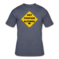 Beer shirts- "MAY CONTAIN ALCOHOL" Men's tee - navy heather