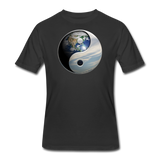 Good Vibes Clothing- "EARTH YIN/YANG" Men's tee - black