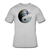 Good Vibes Clothing- "EARTH YIN/YANG" Men's tee - heather gray