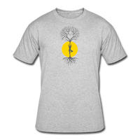 Good Vibes Clothing- "TREE POSE" Men's tee - heather gray