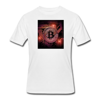 Bitcoin shirts- "BITCOIN BOARD" Men’s tee - white