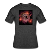 Bitcoin shirts- "BITCOIN BOARD" Men’s tee - heather black