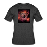 Bitcoin shirts- "BITCOIN BOARD" Men’s tee - heather black