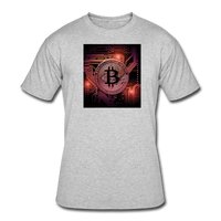 Bitcoin shirts- "BITCOIN BOARD" Men’s tee - heather gray