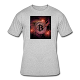 Bitcoin shirts- "BITCOIN BOARD" Men’s tee - heather gray