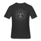 Bitcoin shirts- "IN CRYPTO WE TRUST" Men’s tee - black