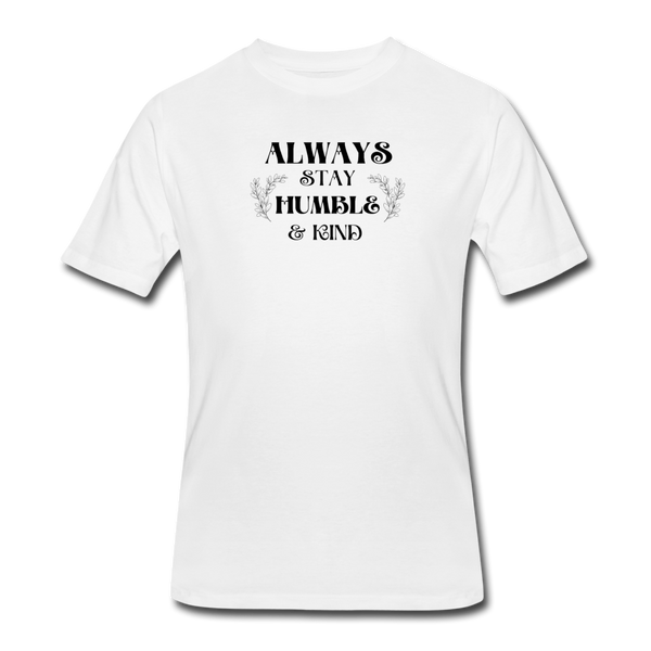 Good Vibes Clothing- "STAY HUMBLE" Men's tee - white
