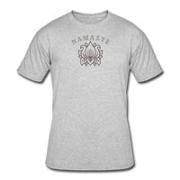 Good Vibes Clothing- "NAMASTE" Men's tee - heather gray