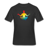 Good Vibes Clothing- "RAINBOW ZEN" Men's tee - black