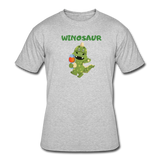 Beer shirts- "WINOSAUR" Men's tee - heather gray