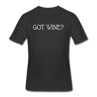 Beer shirts- "GOT WINE?" Men's tee - black