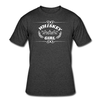 Beer shirts- "WHISKEY GIRL" Men's tee - heather black