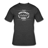 Beer shirts- "WHISKEY GIRL" Men's tee - heather black