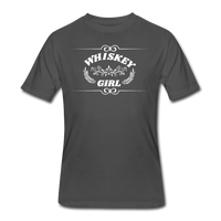 Beer shirts- "WHISKEY GIRL" Men's tee - charcoal