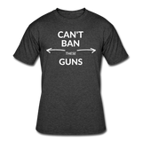 Gym shirts- "BAN THESE" Men's tee - heather black