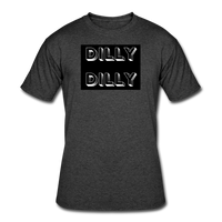 Beer shirts- "DILLY DILLY" Men's tee - heather black