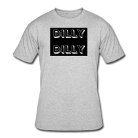 Beer shirts- "DILLY DILLY" Men's tee - heather gray
