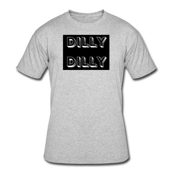 Beer shirts- "DILLY DILLY" Men's tee - heather gray