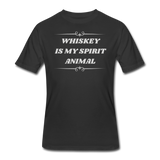 Beer shirts- "WHISKEY IS MY SPIRIT ANIMAL" Men's tee - black