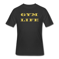 Gym Shirts- "GYM LIFE" Men's tee - black