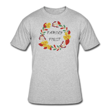 Gifts for Family- ""FAMILY FIRST" Men's tee - heather gray