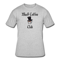 Coffee gifts- "BLACK COFFEE CLUB" Men's tee - heather gray