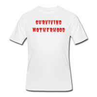 Gifts for Family-  "SURVIVING MOTHERHOOD" Men's tee - white