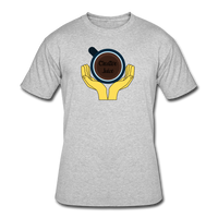 Coffee gifts- "CREATIVE JUICE CUP" Men’s tee - heather gray