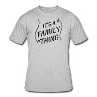 Gifts for Family- "FAMILY THING" Men's tee - heather gray