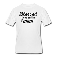 Gifts for Family- "BLESSED/MIMI" Men's tee - white