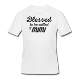 Gifts for Family- "BLESSED/MIMI" Men's tee - white