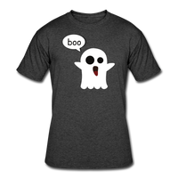 Random designs- "BOO" Men's tee - heather black