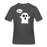 Random designs- "BOO" Men's tee - charcoal